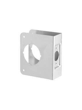 12 Pak Prime Line Lock & Door Reinforcer Stainless Steel 1-3/8" x 2-3/8" x 2-1/8